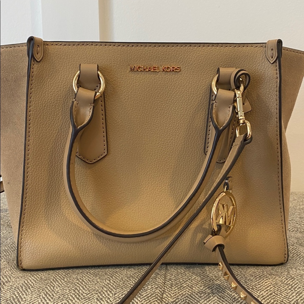 MICHAEL KORS small leather satchel with crossbody strap - Picture 12 of 12